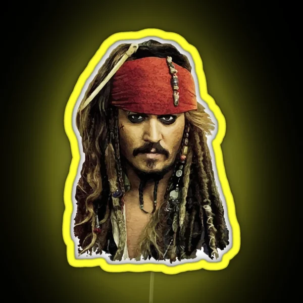 Captain Jack Sparrow RGB Neon Sign