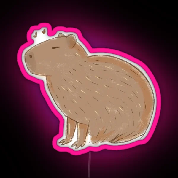 Capybara RGB Neon Sign