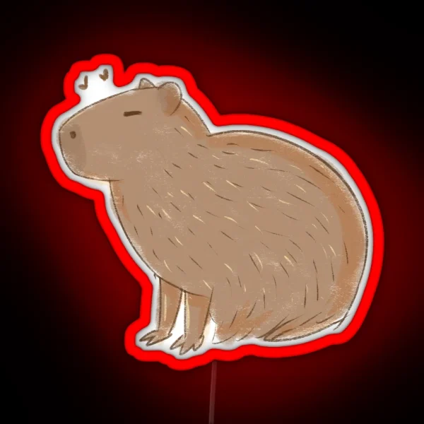 Capybara RGB Neon Sign