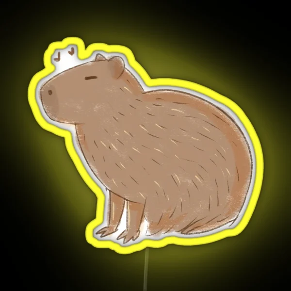 Capybara RGB Neon Sign