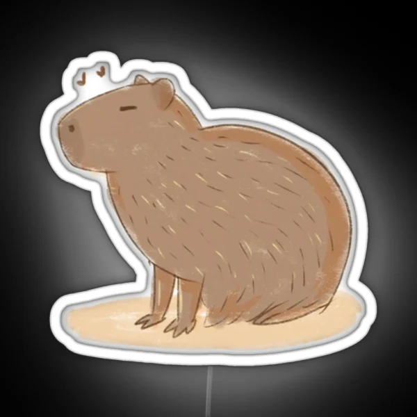 Capybara RGB Neon Sign