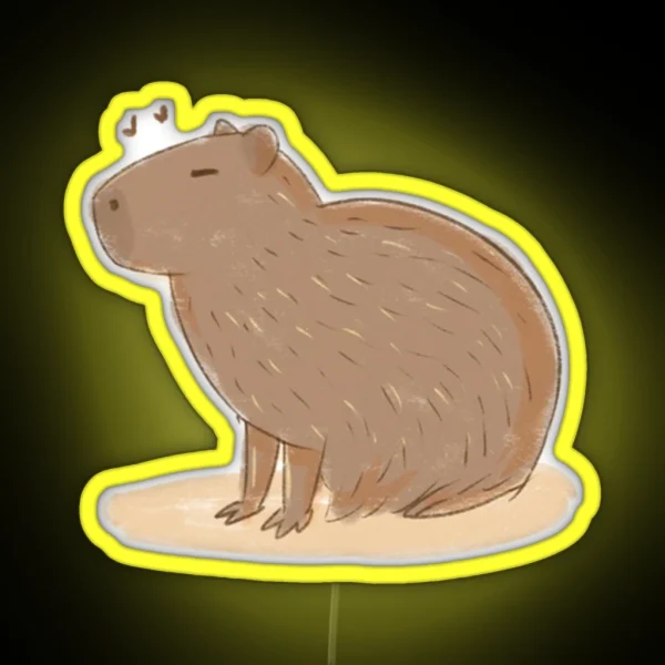 Capybara RGB Neon Sign