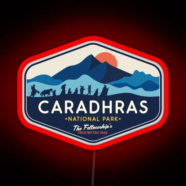 Caradhars National Park The Fellowship S Frostbitten RGB Neon Sign