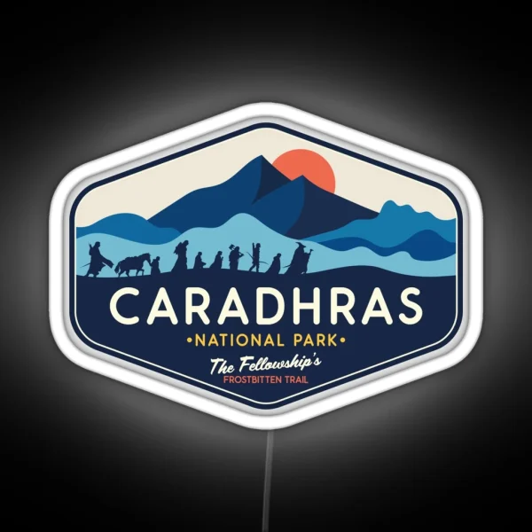 Caradhars National Park The Fellowship S Frostbitten RGB Neon Sign