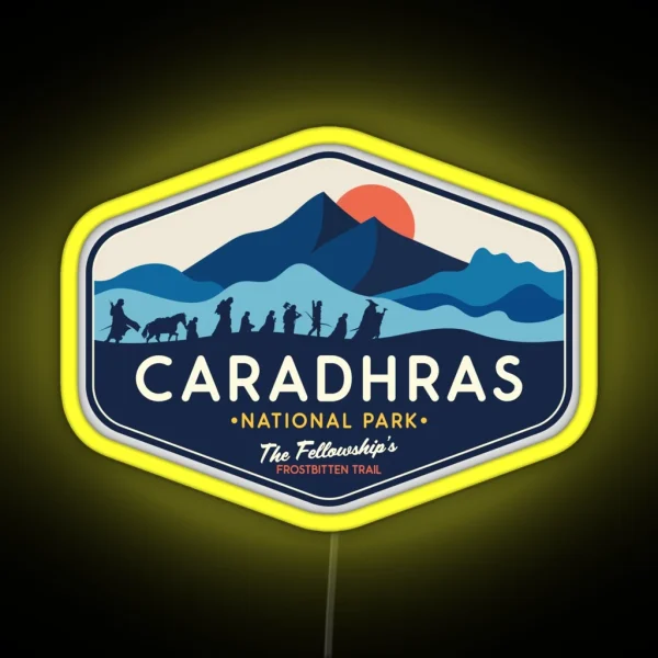 Caradhars National Park The Fellowship S Frostbitten RGB Neon Sign