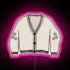 Vibrant Cardigan Folklore Neon Sign with Programmable RGB LED Color Display