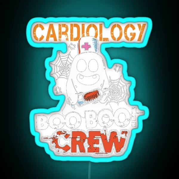 Cardiology Nurse Boo Crew RGB Neon Sign