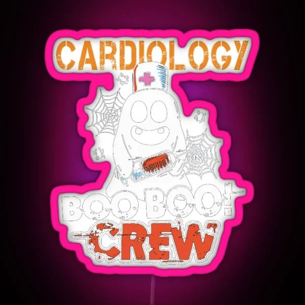 Cardiology Nurse Boo Crew RGB Neon Sign