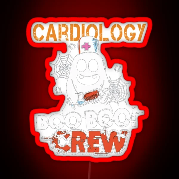 Cardiology Nurse Boo Crew RGB Neon Sign