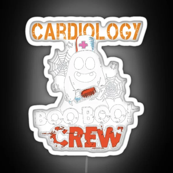 Cardiology Nurse Boo Crew RGB Neon Sign
