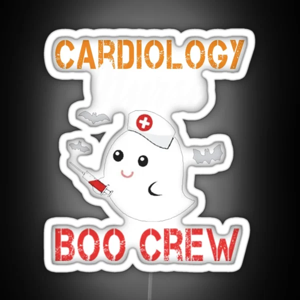 Cardiology Nurse Boo Crew RGB Neon Sign