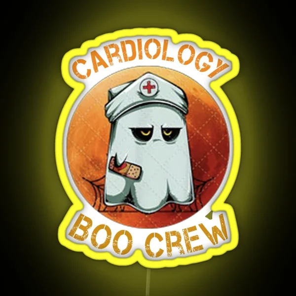 Cardiology Nurse Boo Crew RGB Neon Sign