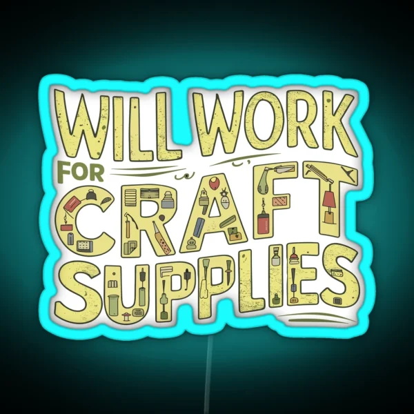 Cardmaker Scrapbooking Cardmaking Kits For Adults RGB Neon Sign