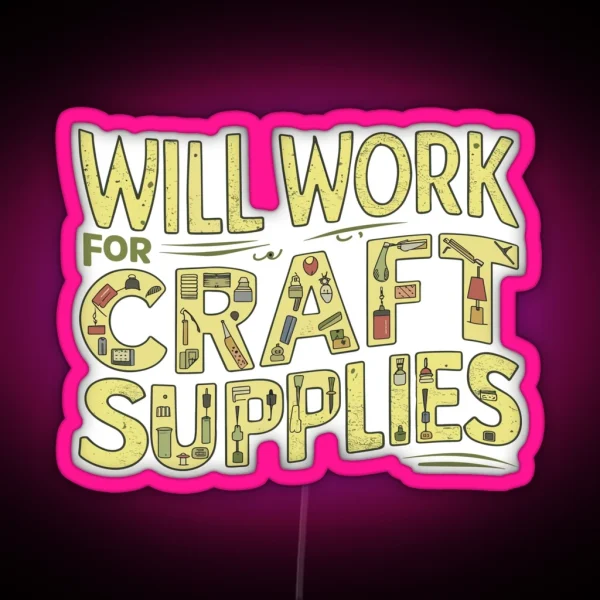 Cardmaker Scrapbooking Cardmaking Kits For Adults RGB Neon Sign