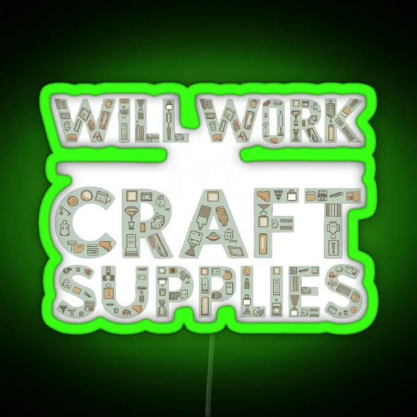 Cardmaker Scrapbooking Cardmaking Kits For RGB Neon Sign
