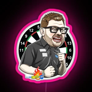 Caricatura James Wade RGB Neon Sign