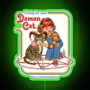 Elegant Demon Cat Neon Sign Adds Whimsical Home Decor Touch