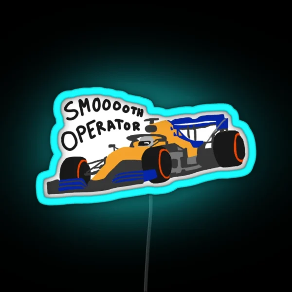 Carlos Sainz Smooth Operator RGB Neon Sign