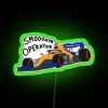 Eye-catching Carlos Sainz Smooth Operator RGB LED Neon Wall Sign Decor