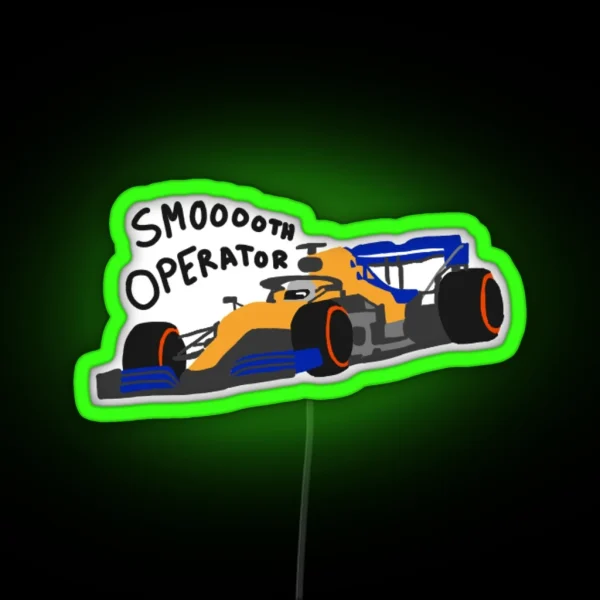 Carlos Sainz Smooth Operator RGB Neon Sign