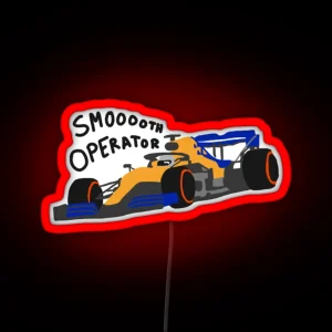 Carlos Sainz Smooth Operator RGB Neon Sign