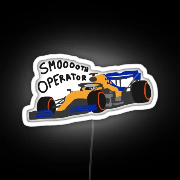 Carlos Sainz Smooth Operator RGB Neon Sign