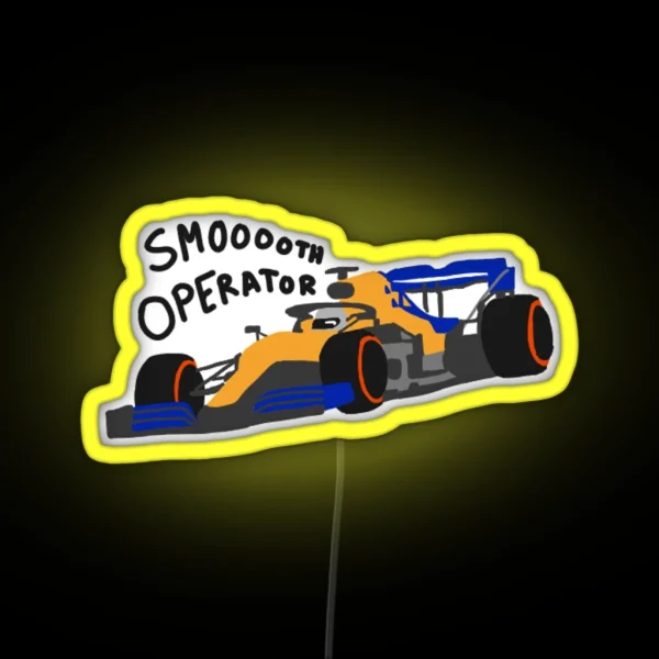 Carlos Sainz Smooth Operator RGB Neon Sign