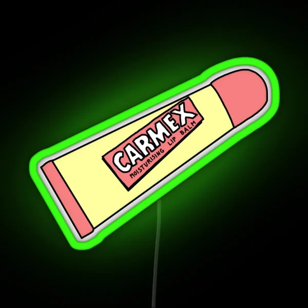 Carmex Pastel Chapstick RGB Neon Sign