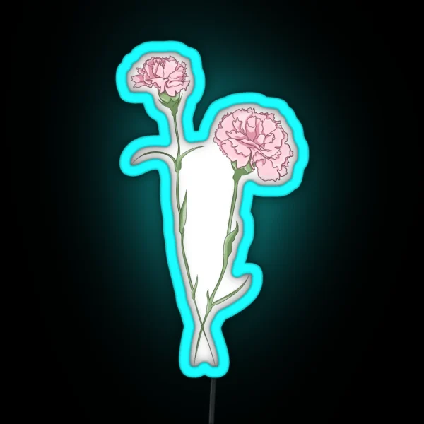 Carnation RGB Neon Sign