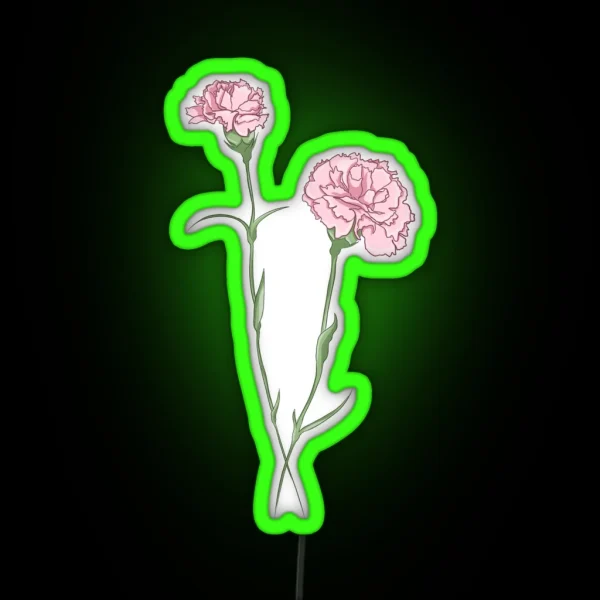 Carnation RGB Neon Sign