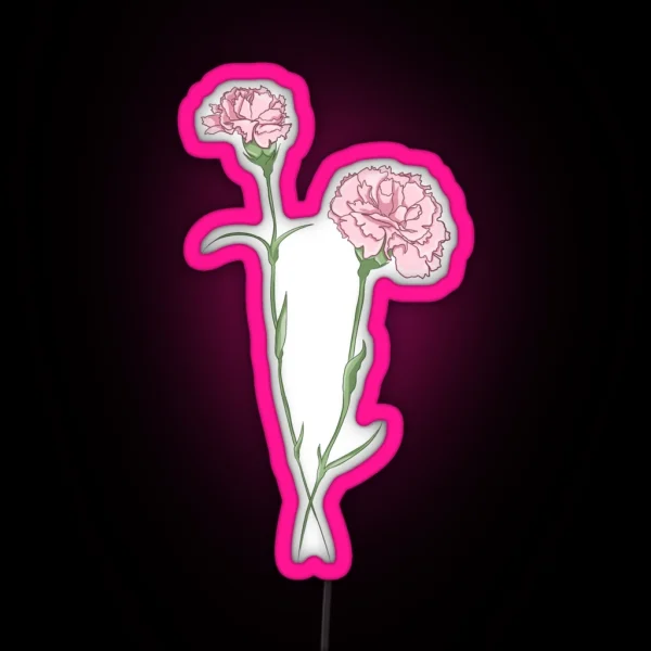 Carnation RGB Neon Sign