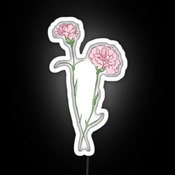 Carnation RGB Neon Sign