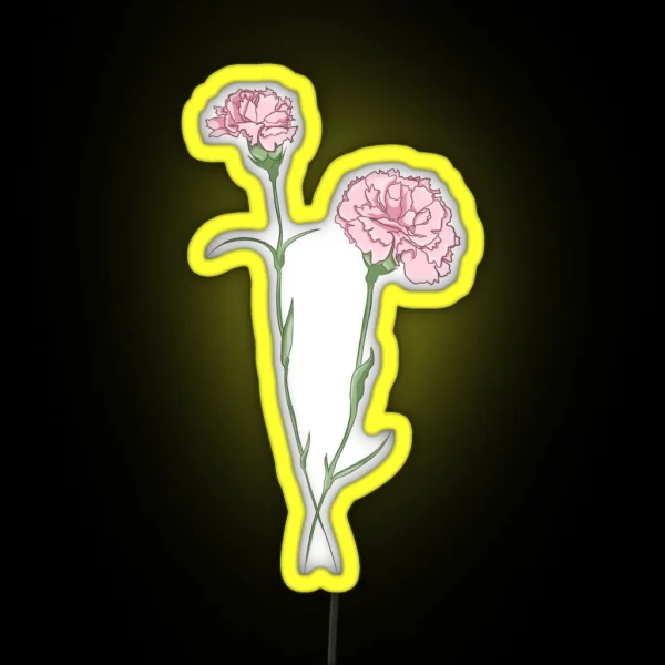 Carnation RGB Neon Sign