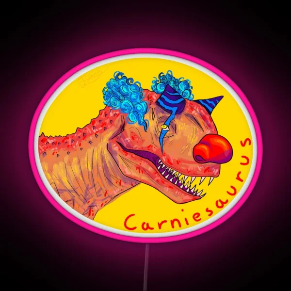 Carniesaurus RGB Neon Sign