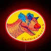 Vibrant Carnival Attraction Style Sign with Color Changing LED Effect