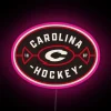 Personalized Carolina Hurricanes Hockey Team Logo RGB Neon Sign Display