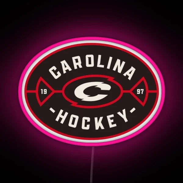 Carolina Hurricanes Hockey RGB Neon Sign