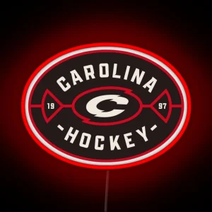 Carolina Hurricanes Hockey RGB Neon Sign