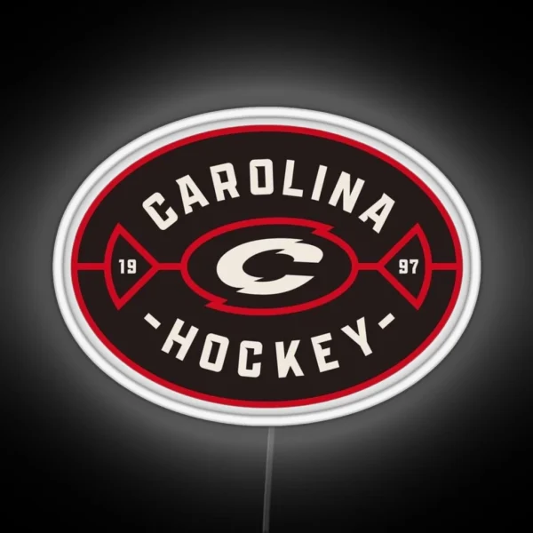 Carolina Hurricanes Hockey RGB Neon Sign