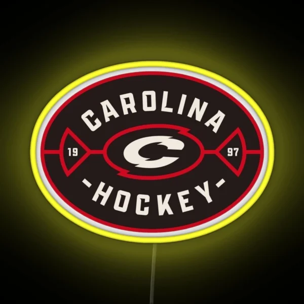 Carolina Hurricanes Hockey RGB Neon Sign