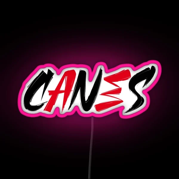 Carolina Hurricanes RGB Neon Sign