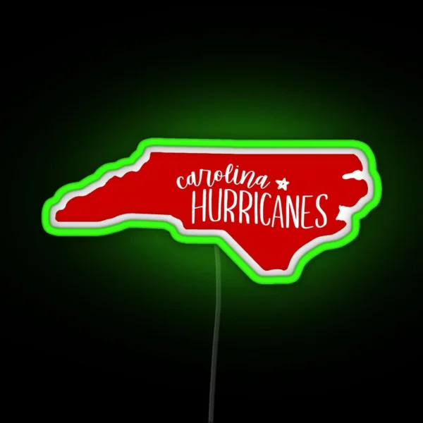 Carolina Hurricanes RGB Neon Sign