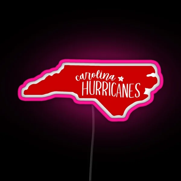 Carolina Hurricanes RGB Neon Sign