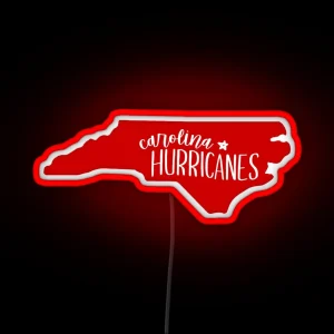 Carolina Hurricanes RGB Neon Sign