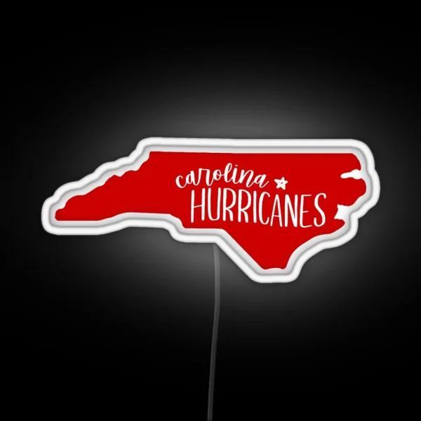 Carolina Hurricanes RGB Neon Sign