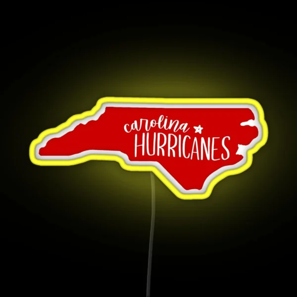 Carolina Hurricanes RGB Neon Sign