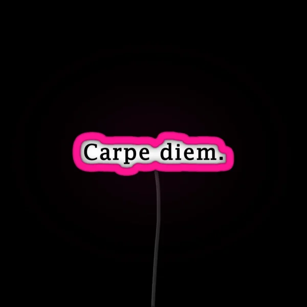 Carpe Diem RGB Neon Sign