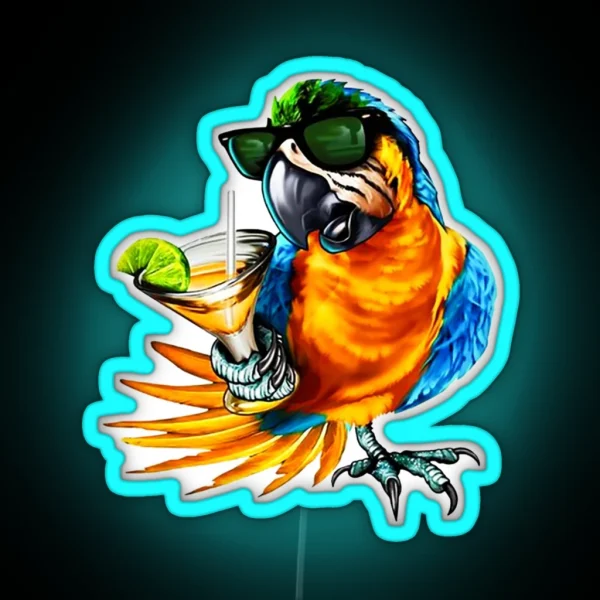Carrot Bird Jimmy RGB Neon Sign