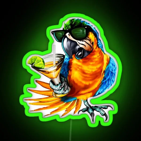 Carrot Bird Jimmy RGB Neon Sign