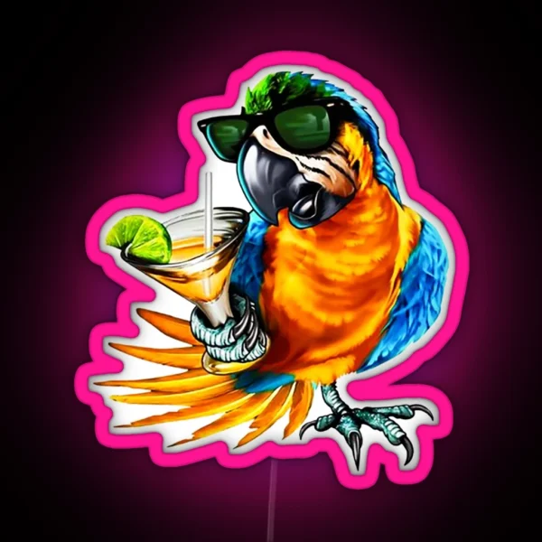 Carrot Bird Jimmy RGB Neon Sign